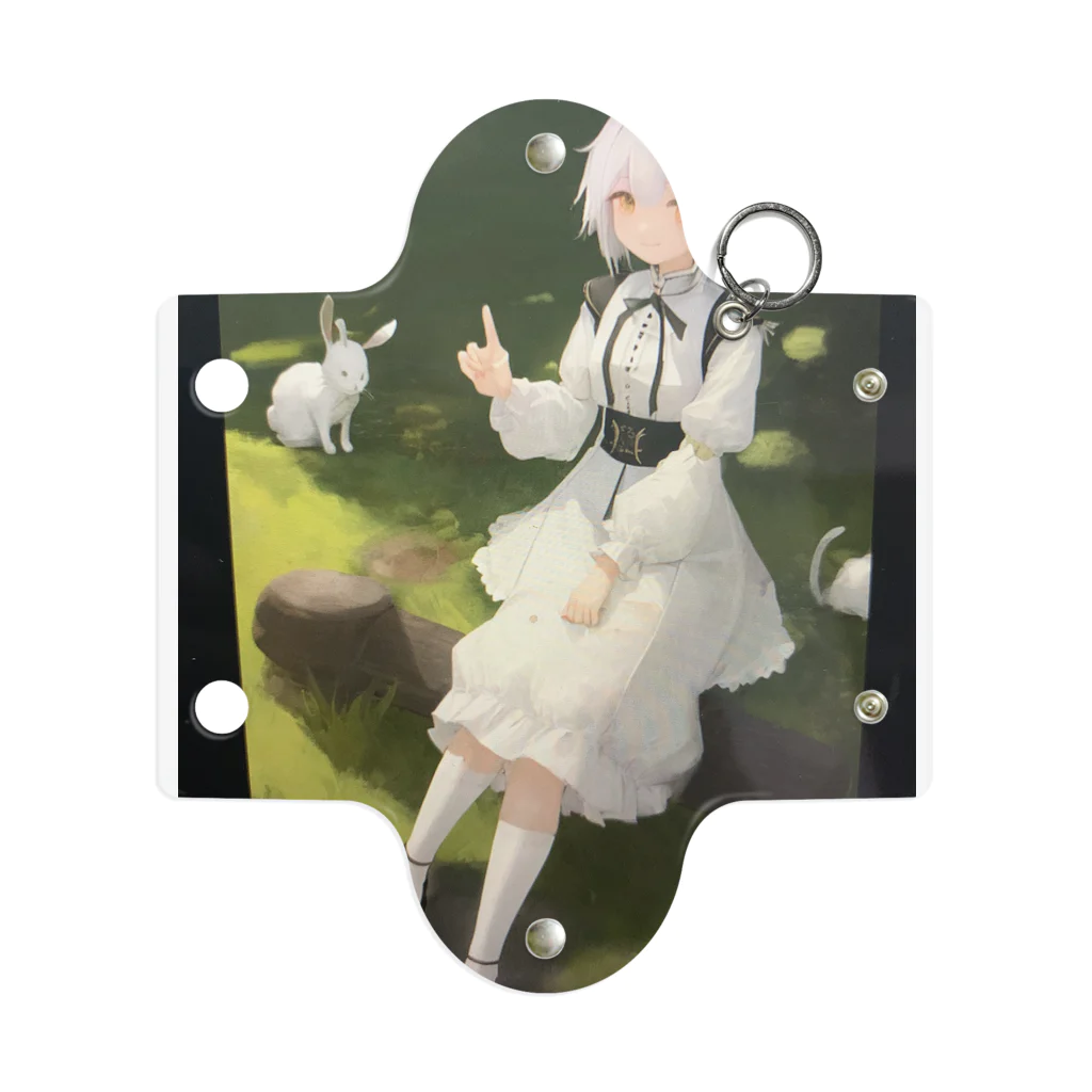 mamichin1122のウサ耳少女 Mini Clear Multipurpose Case