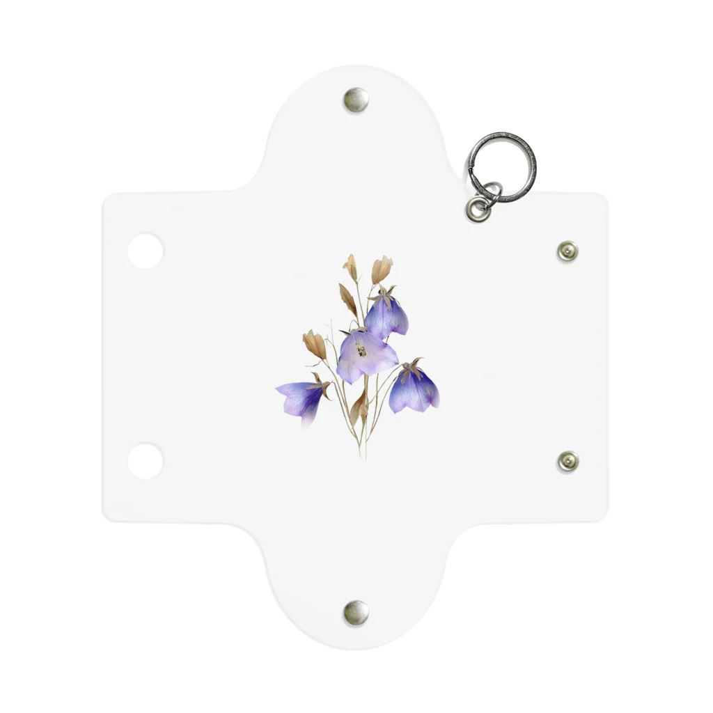 Atelier Petrichor Forestのキキョウ Chinese bellflower Mini Clear Multipurpose Case