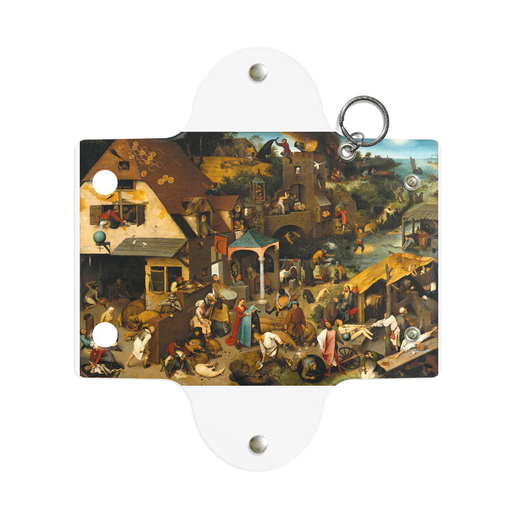 世界美術商店のネーデルラントの諺 / Netherlandish Proverbs ミニクリアマルチケース