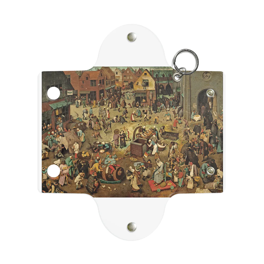 世界美術商店の謝肉祭と四旬節の喧嘩 / The Fight between Carnival and Lent Mini Clear Multipurpose Case