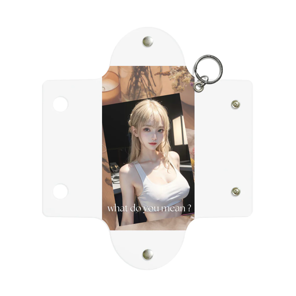 sounya sounyaの美女図鑑（What do you mean ?） Mini Clear Multipurpose Case