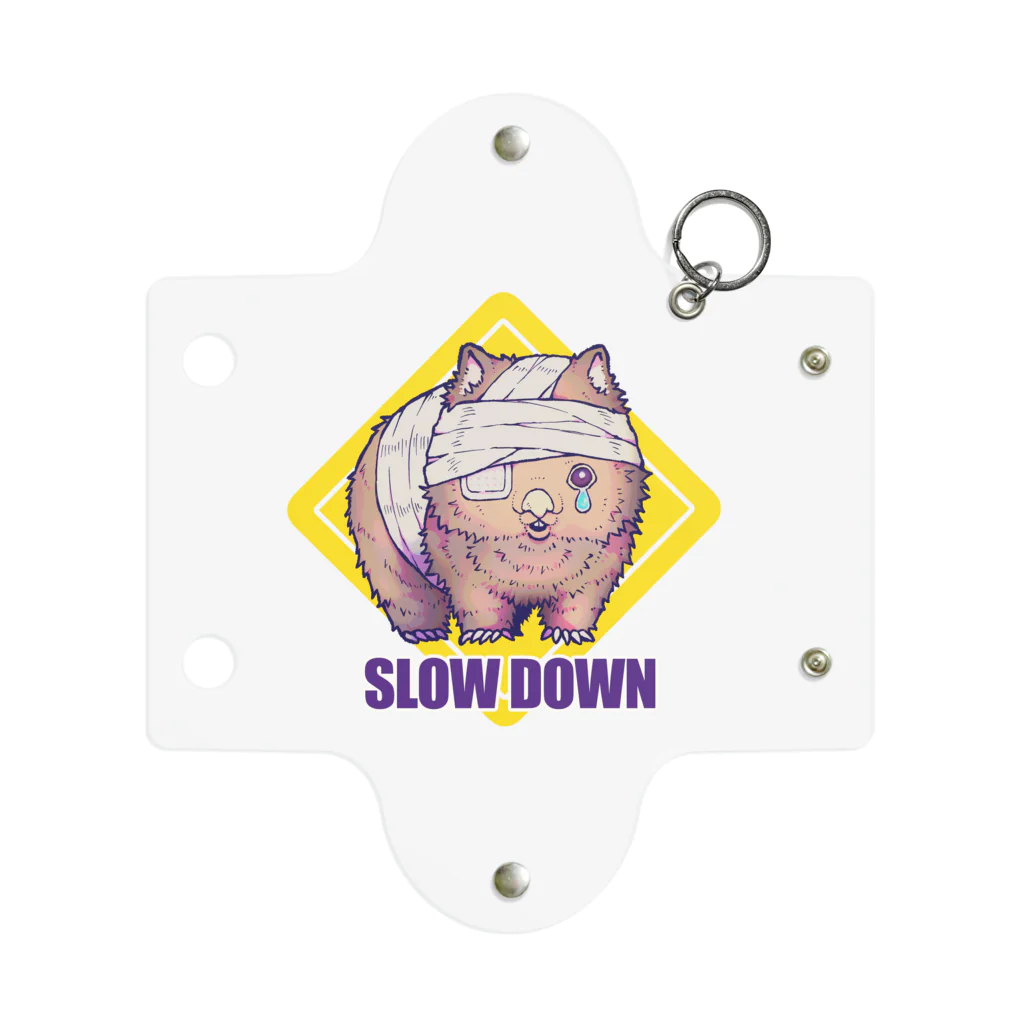 ナツの西瓜屋のSLOW DOWN ミニクリアマルチケース