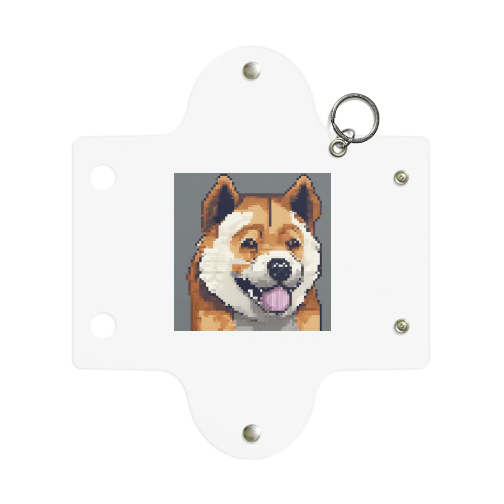 ドットドッグのドット絵の犬 Mini Clear Multipurpose Case