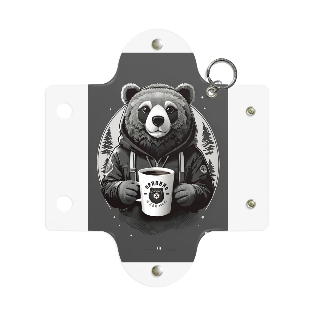 tomohyuのくまのマグカップを持つ熊くん Mini Clear Multipurpose Case
