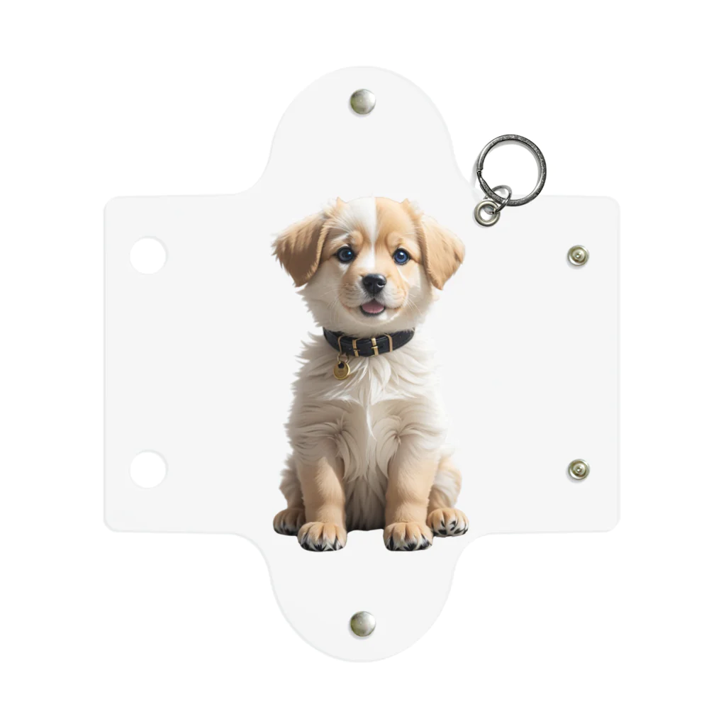 pondLeisurelyの愛らしい子犬 Mini Clear Multipurpose Case