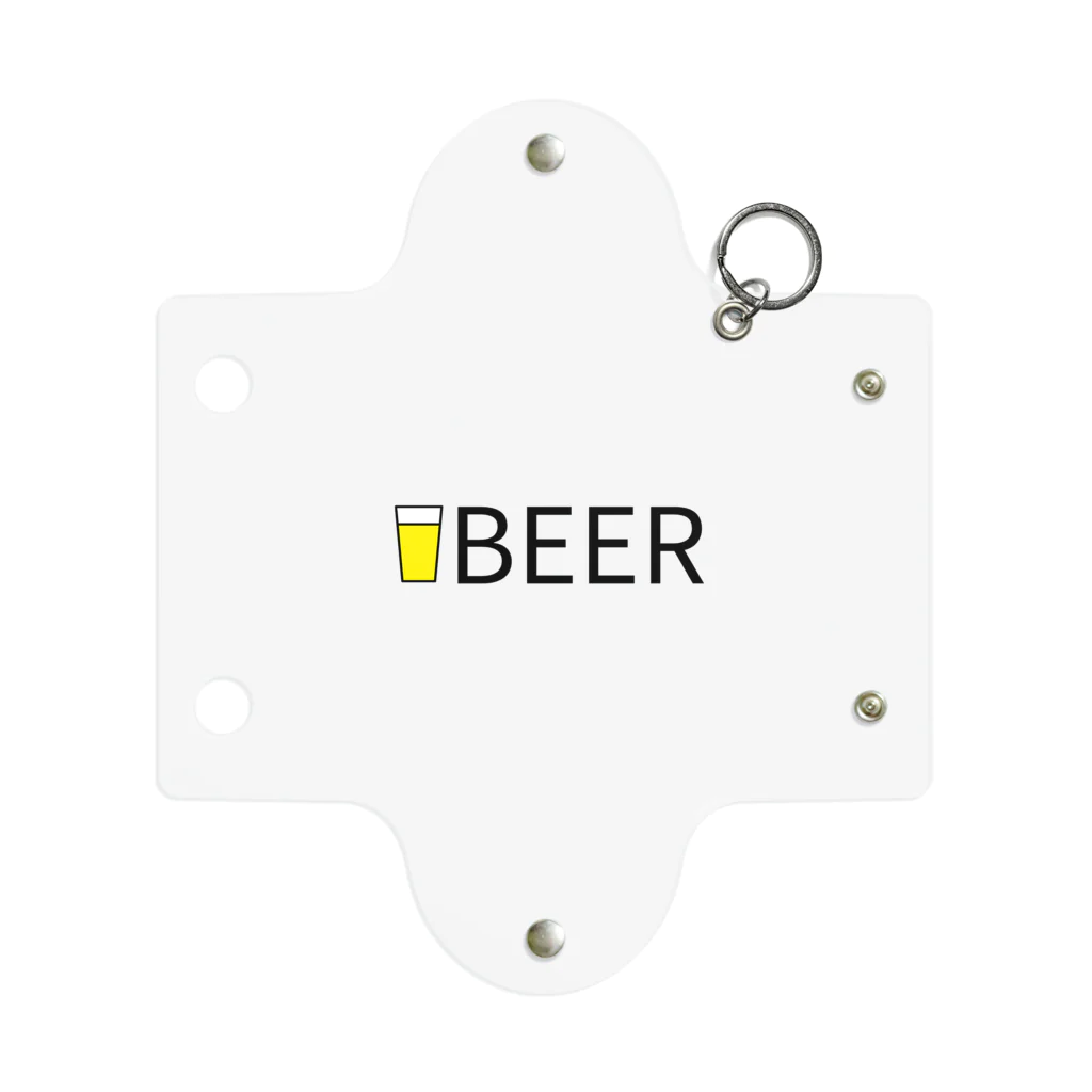 BEERのビール_ロゴ(透過) Mini Clear Multipurpose Case