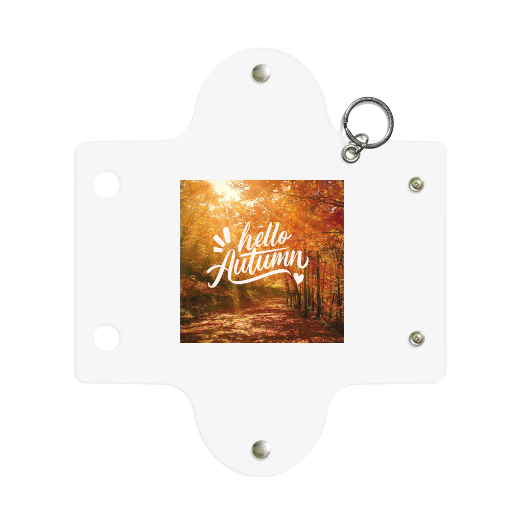 KSK SHOPのHELLO AUTUMN Mini Clear Multipurpose Case