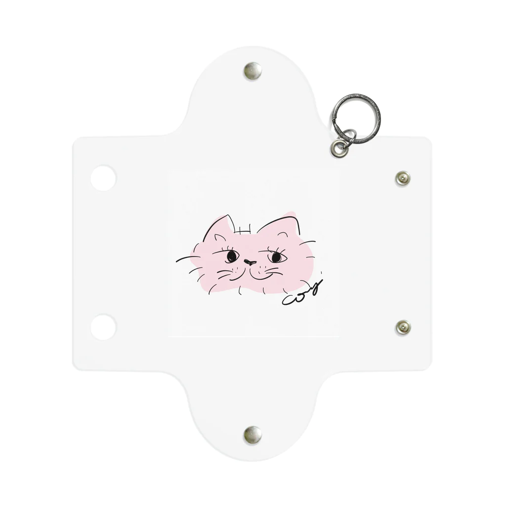 こじこじのお店のピンクのネコちゃん Mini Clear Multipurpose Case