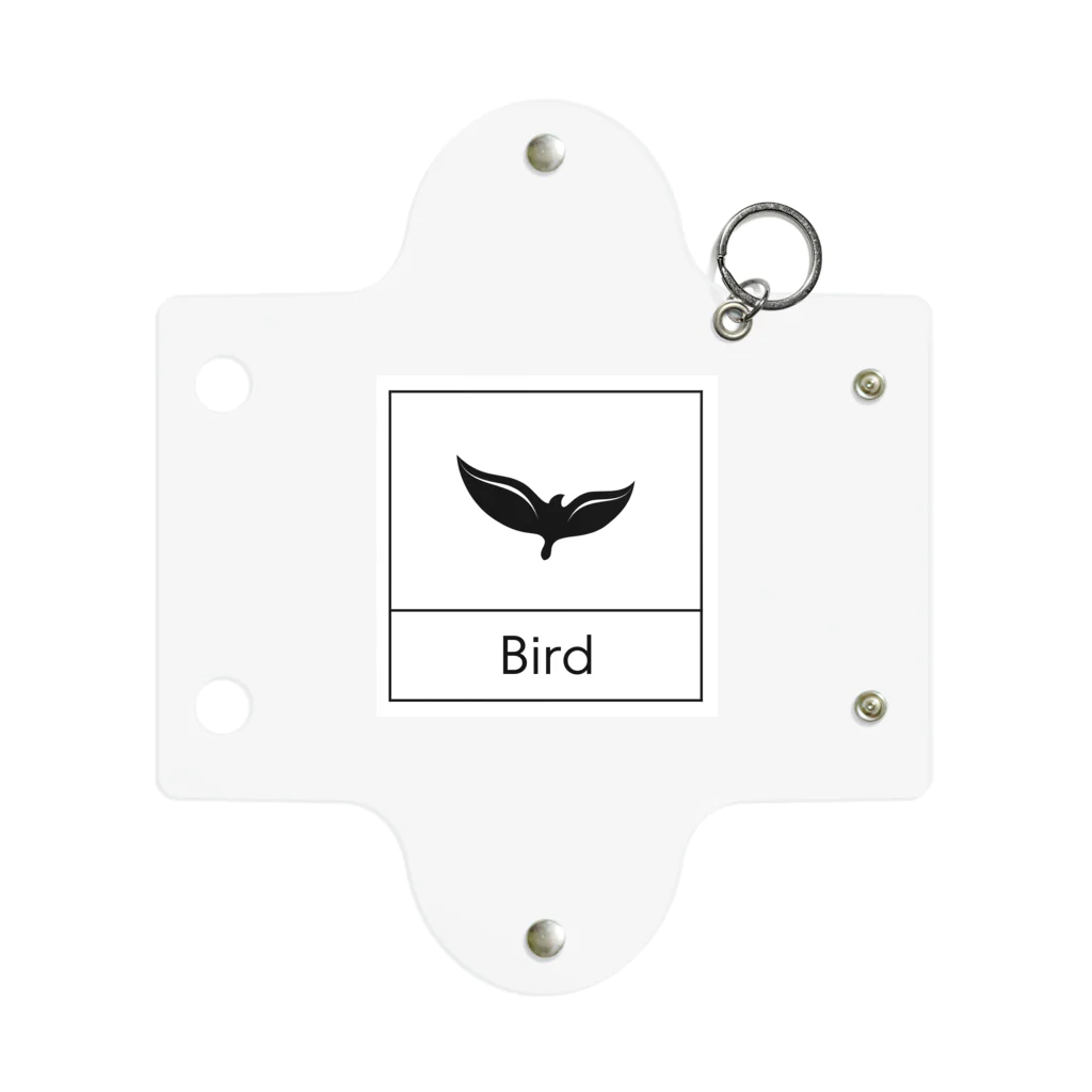 ミニマルくんの四角におさまるBird Mini Clear Multipurpose Case