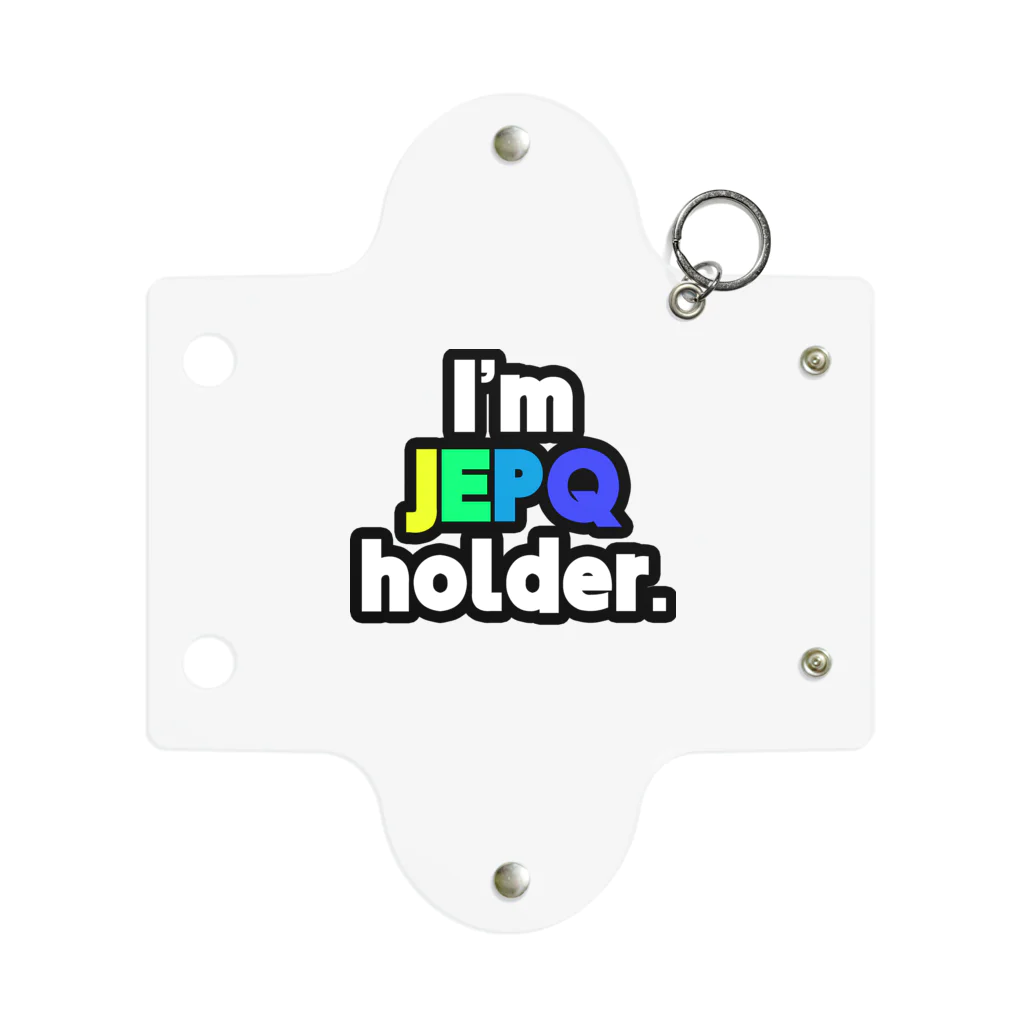 ゆでがえる(非正規こどおじでも底辺セミリタイアできますか?)のI'm JEPQ holder. ミニクリアマルチケース