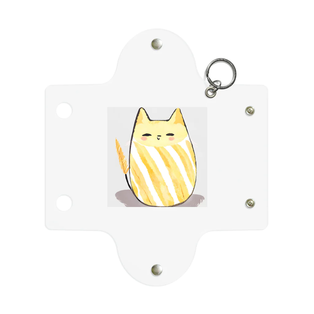 ひとやすみ　らいふのコロコロ猫？ Mini Clear Multipurpose Case