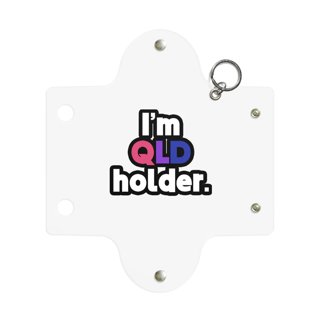 ゆでがえる(非正規こどおじでも底辺セミリタイアできますか?)のI'm QLD holder. Mini Clear Multipurpose Case