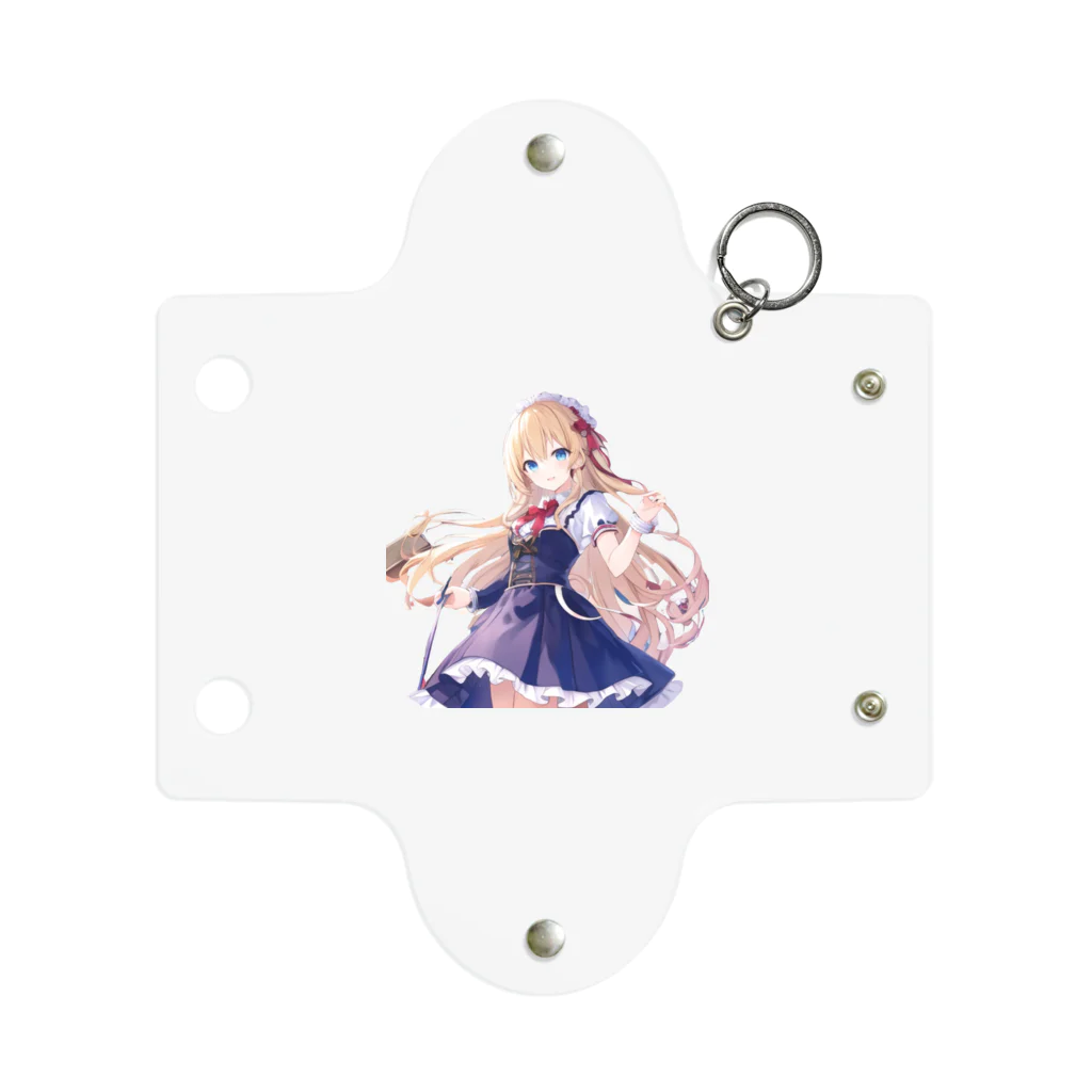 かわいい女の子とシュールな絵のアリスマーガレットちゃん Mini Clear Multipurpose Case