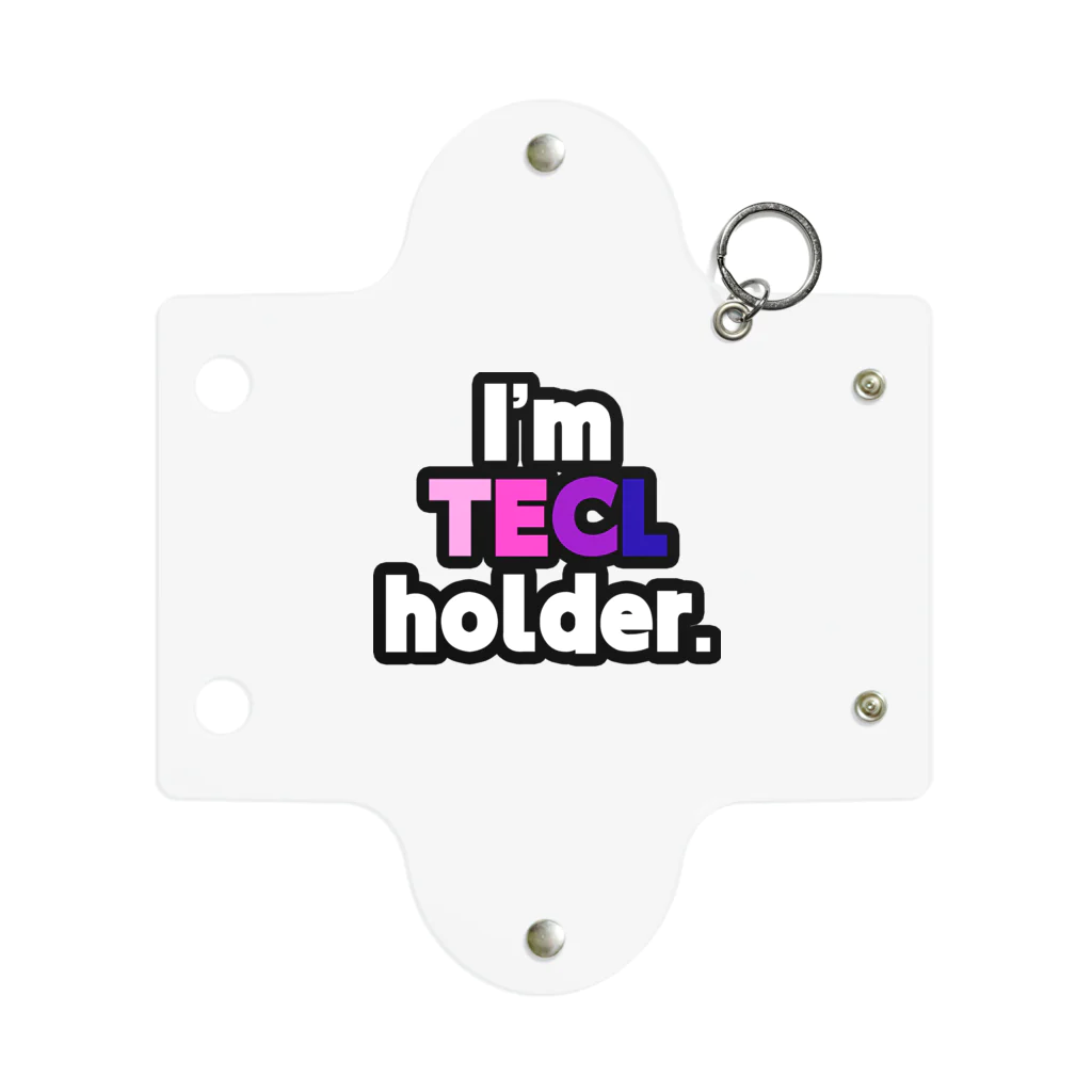 ゆでがえる(非正規こどおじでも底辺セミリタイアできますか?)のI'm TECL holder. Mini Clear Multipurpose Case