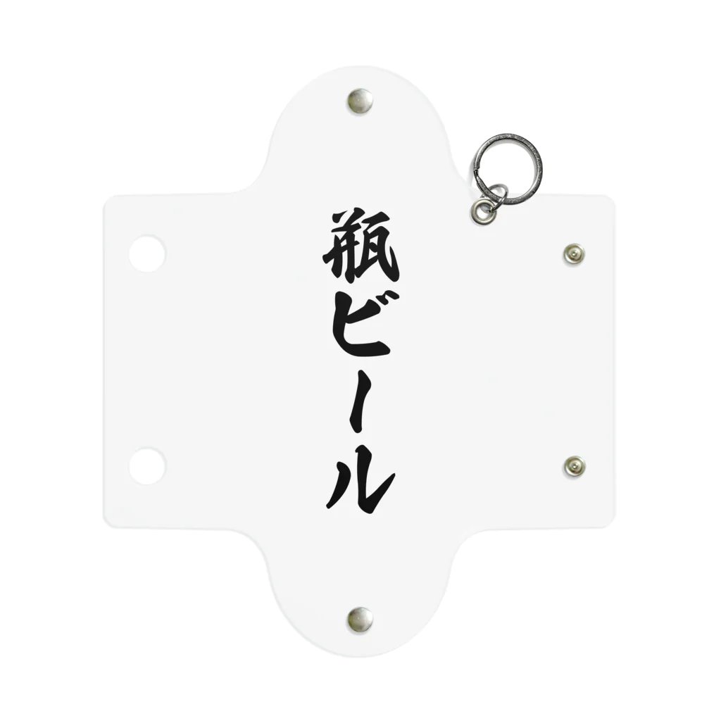 着る文字屋の瓶ビール Mini Clear Multipurpose Case