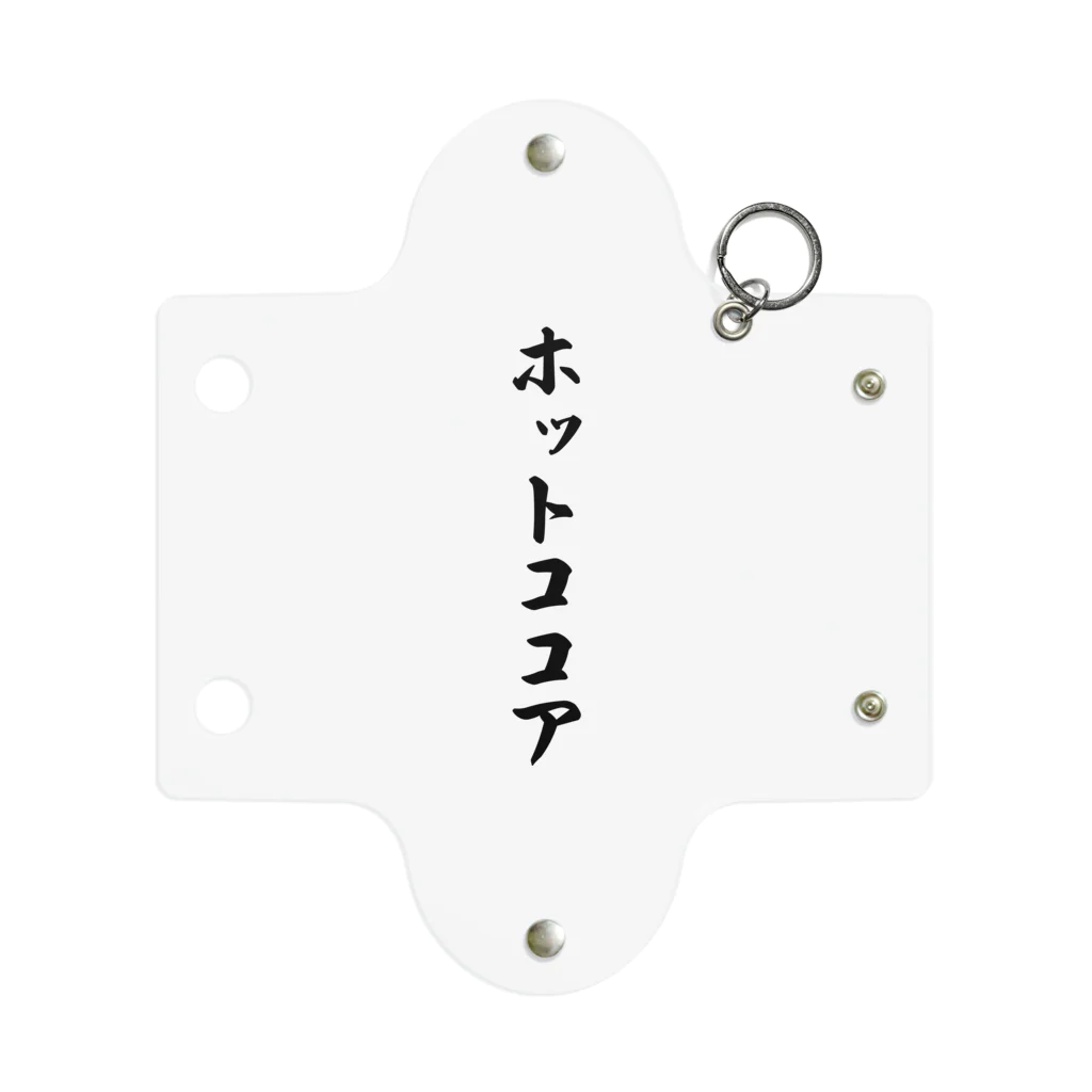 着る文字屋のホットココア Mini Clear Multipurpose Case