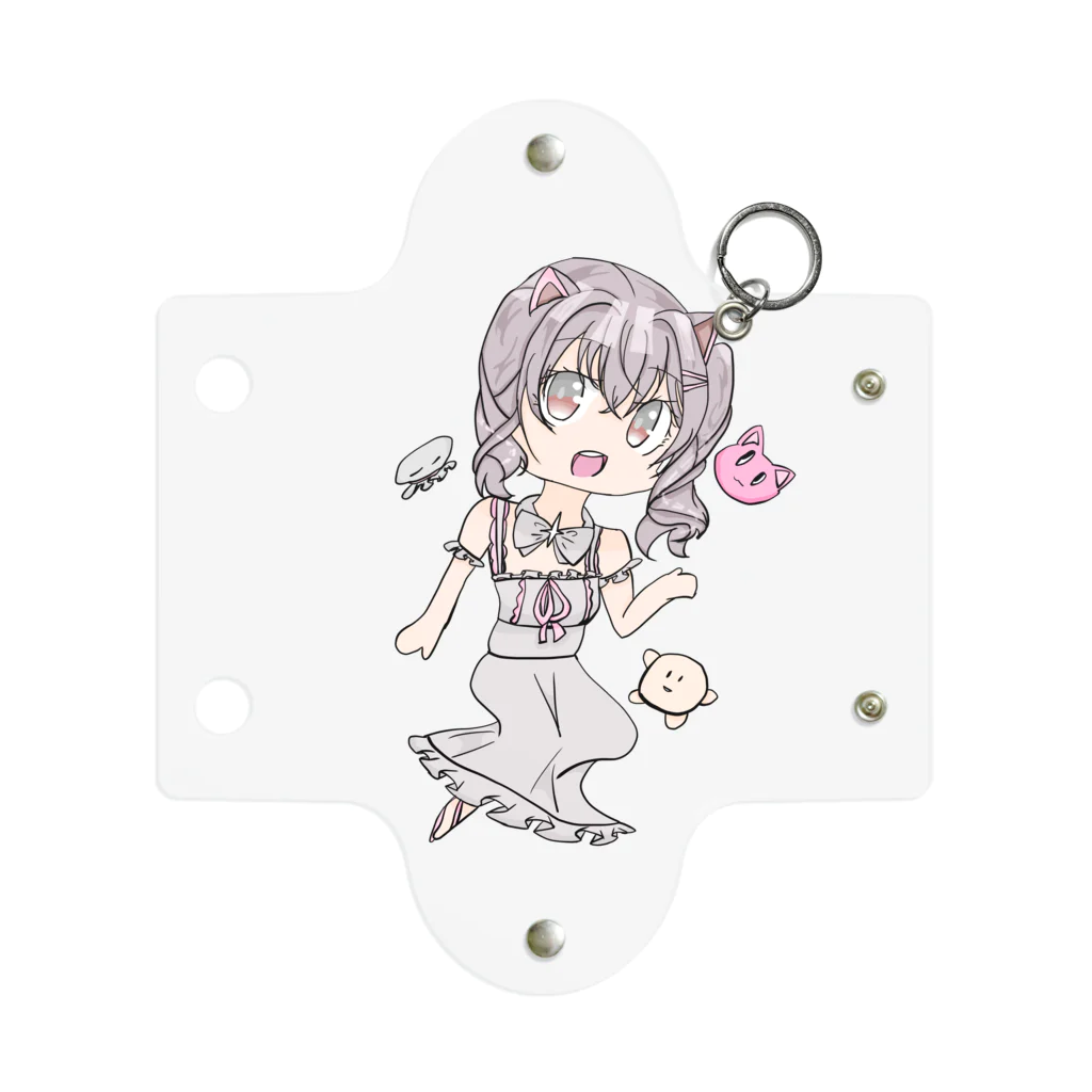 Tako-2daime shopのねこみみちゃん Mini Clear Multipurpose Case