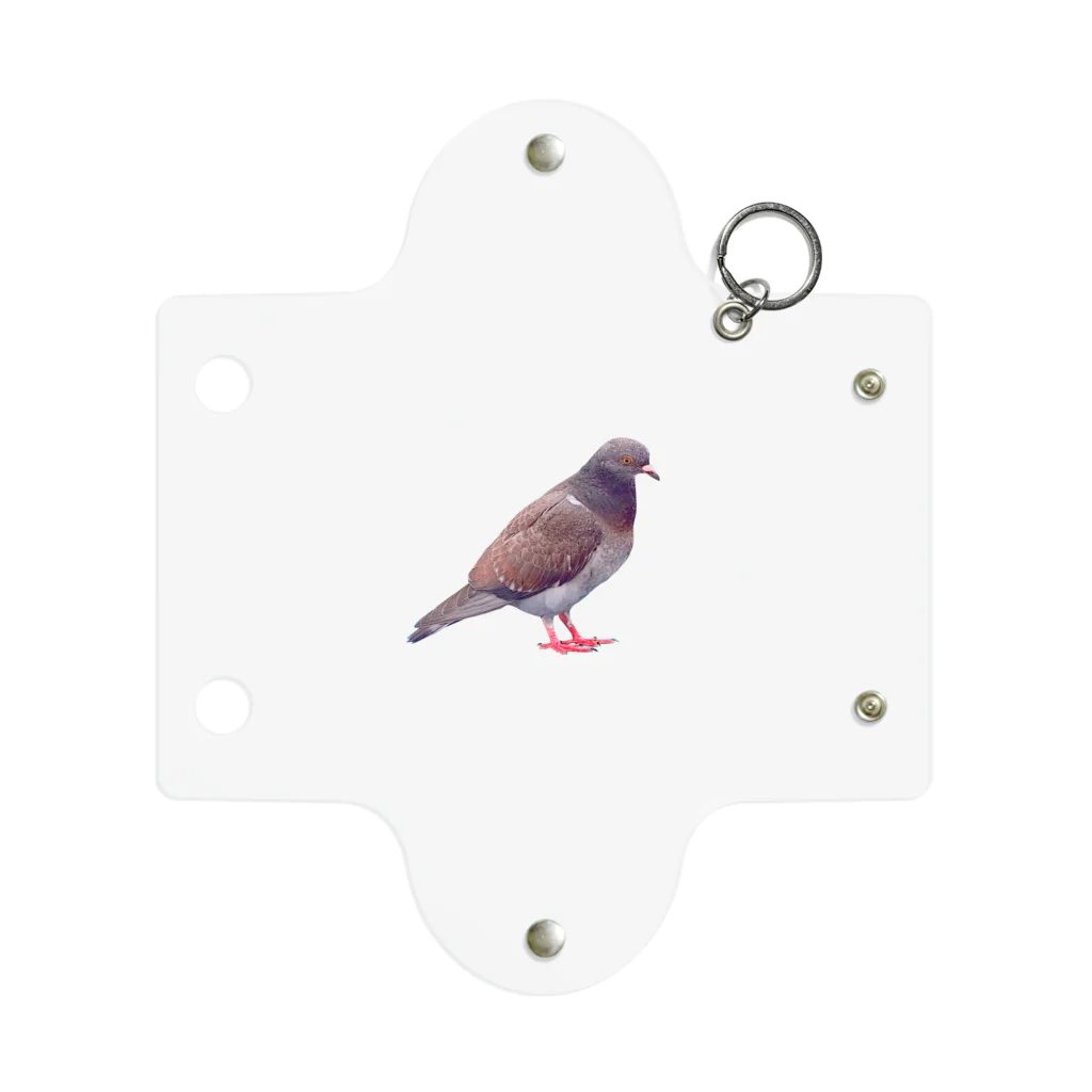 コマタヒチの【平和祈願】公園にいる鳩 Mini Clear Multipurpose Case