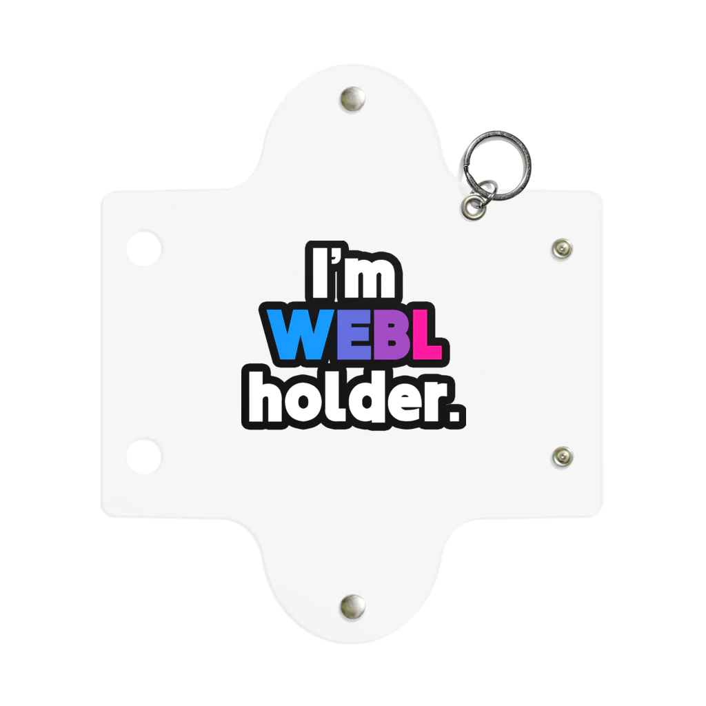 ゆでがえる(非正規こどおじでも底辺セミリタイアできますか?)のI'm WEBL holder. Mini Clear Multipurpose Case