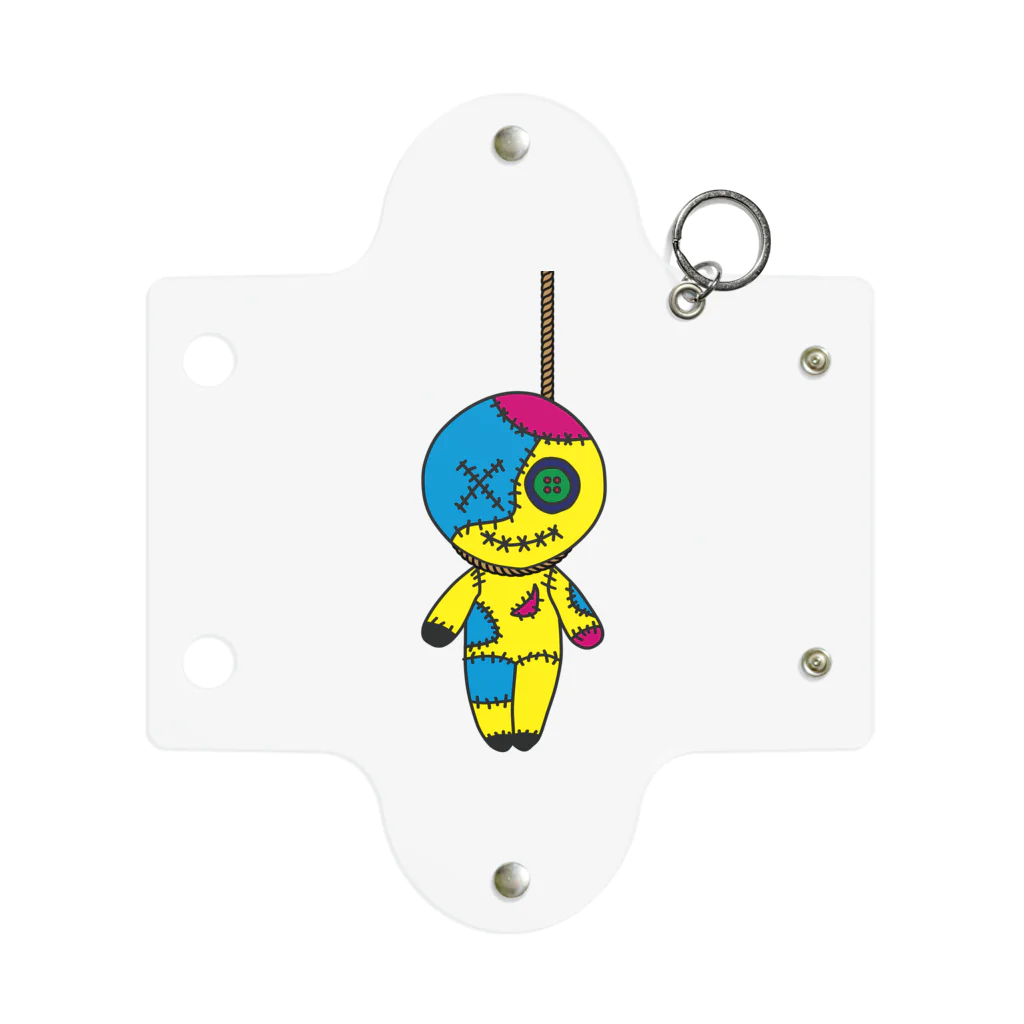 Ａ’ｚｗｏｒｋＳのHANGING VOODOO DOLL  CMYK Mini Clear Multipurpose Case