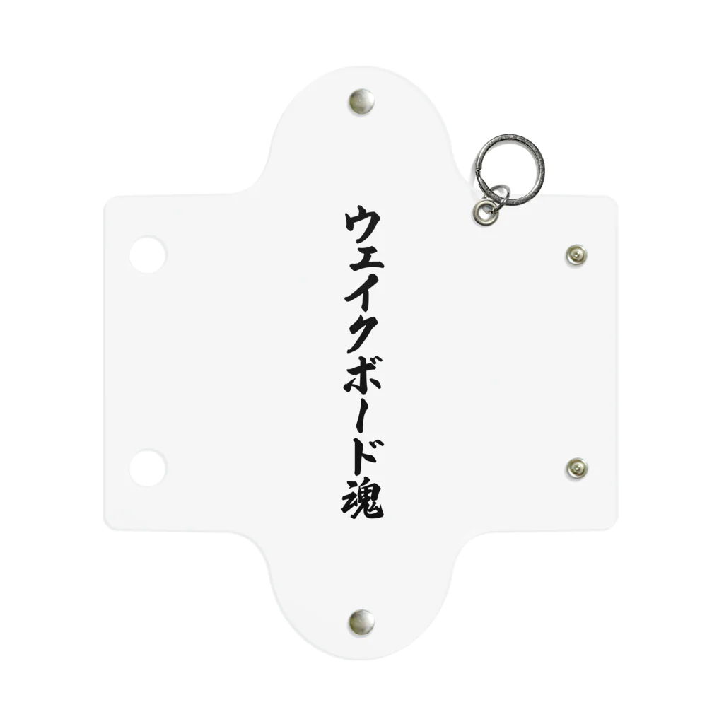 着る文字屋のウェイクボード魂 Mini Clear Multipurpose Case