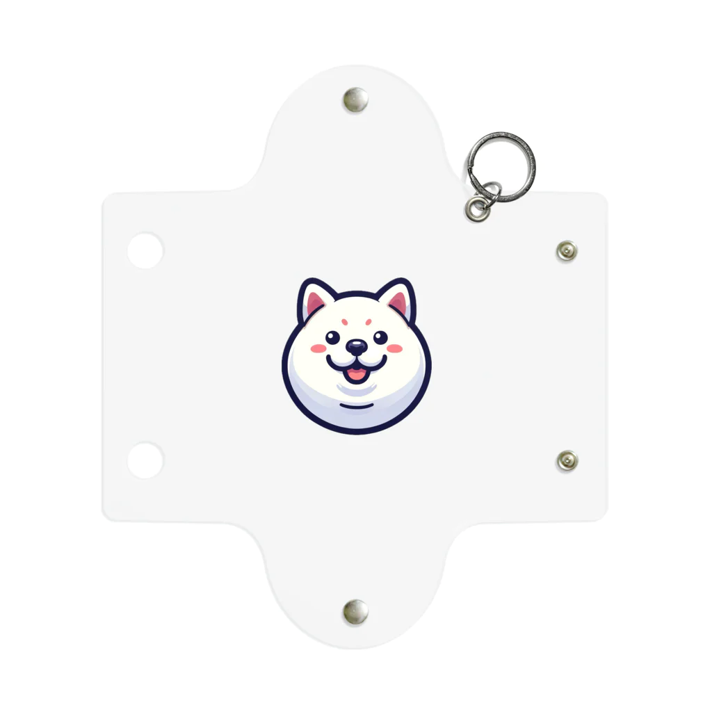 excitekonnoの丸顔シリーズ柴犬バージョン Mini Clear Multipurpose Case