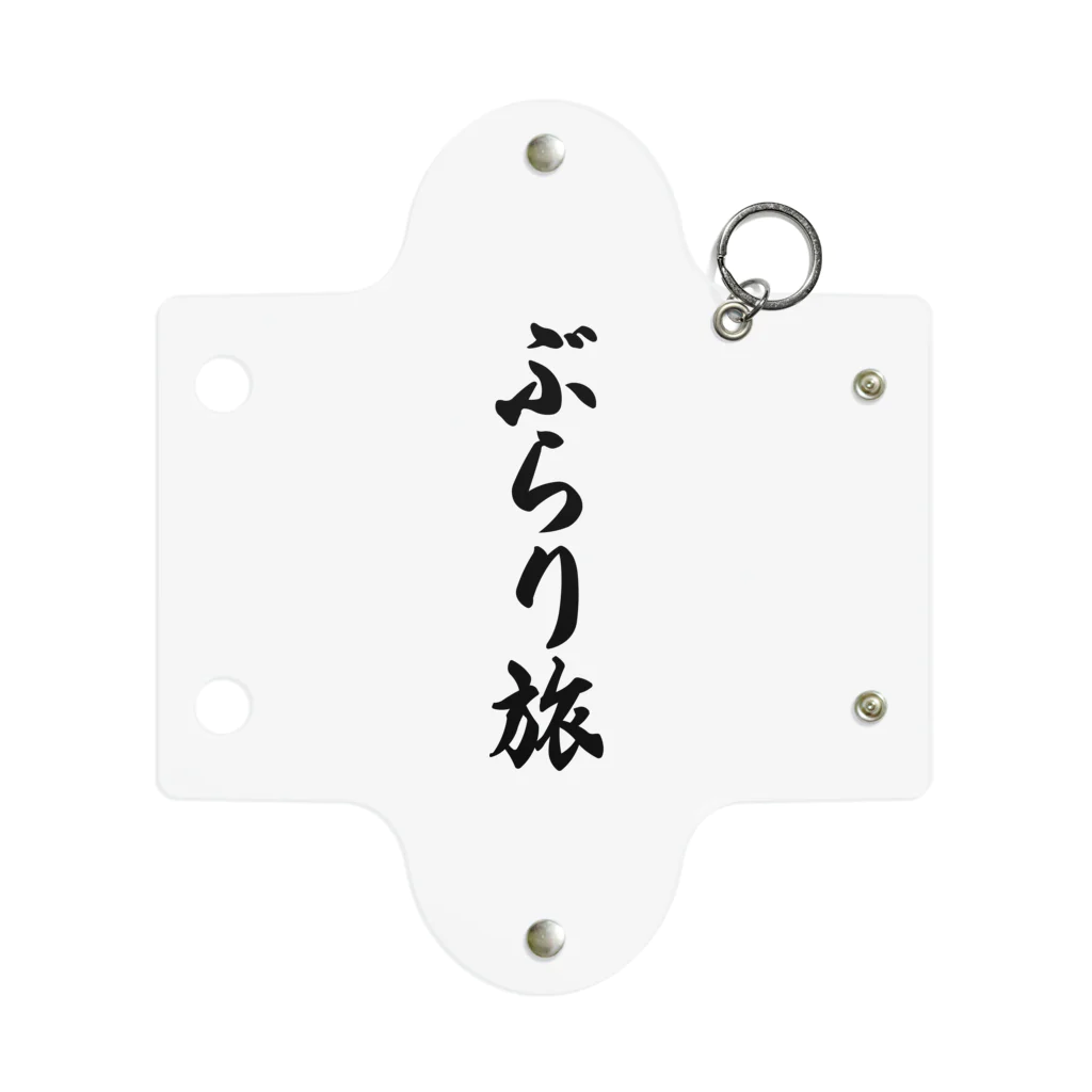 着る文字屋のぶらり旅 Mini Clear Multipurpose Case