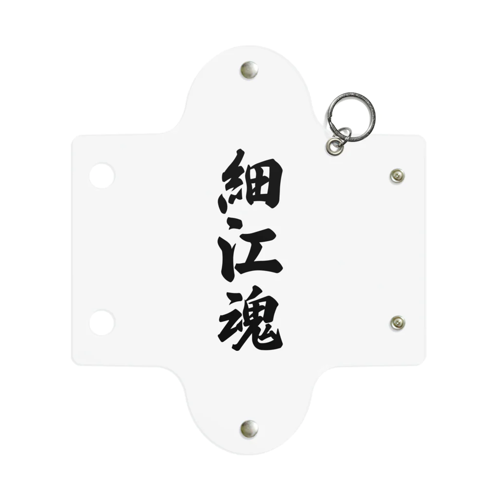 着る文字屋の細江魂 （地元魂） Mini Clear Multipurpose Case