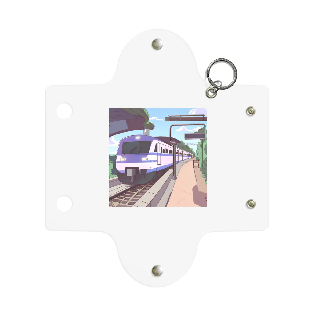 はまみるの軽快で洗練されたモダン鉄道 Mini Clear Multipurpose Case