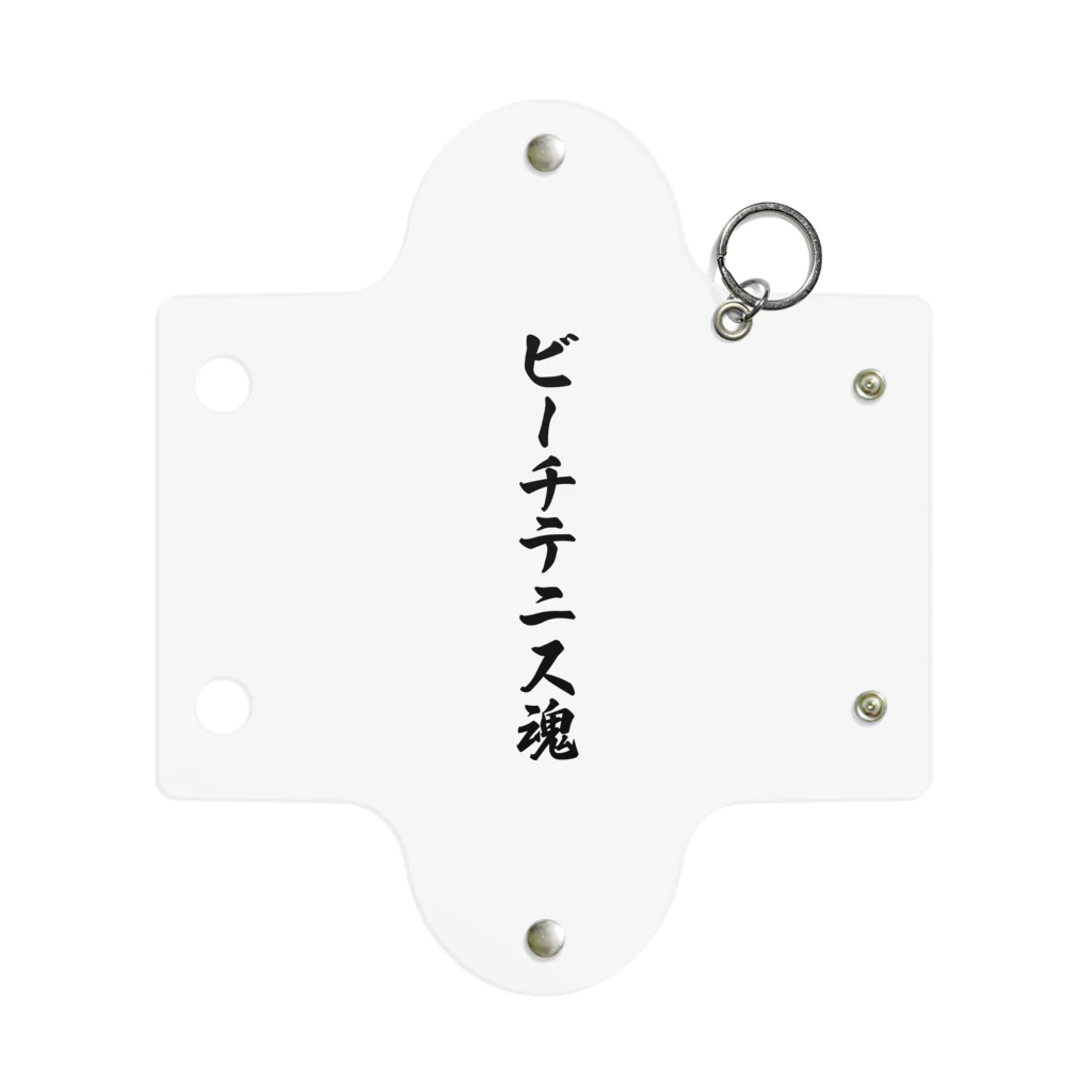 着る文字屋のビーチテニス魂 Mini Clear Multipurpose Case