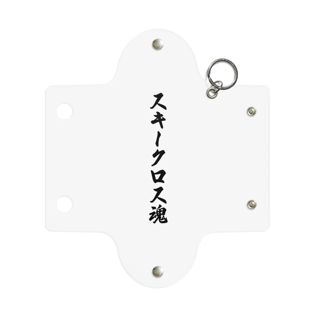 着る文字屋のスキークロス魂 Mini Clear Multipurpose Case