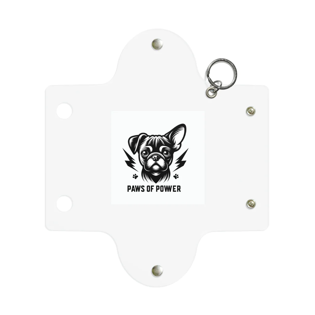 Urban pawsのパグチワワ「Paws of Power」 Mini Clear Multipurpose Case