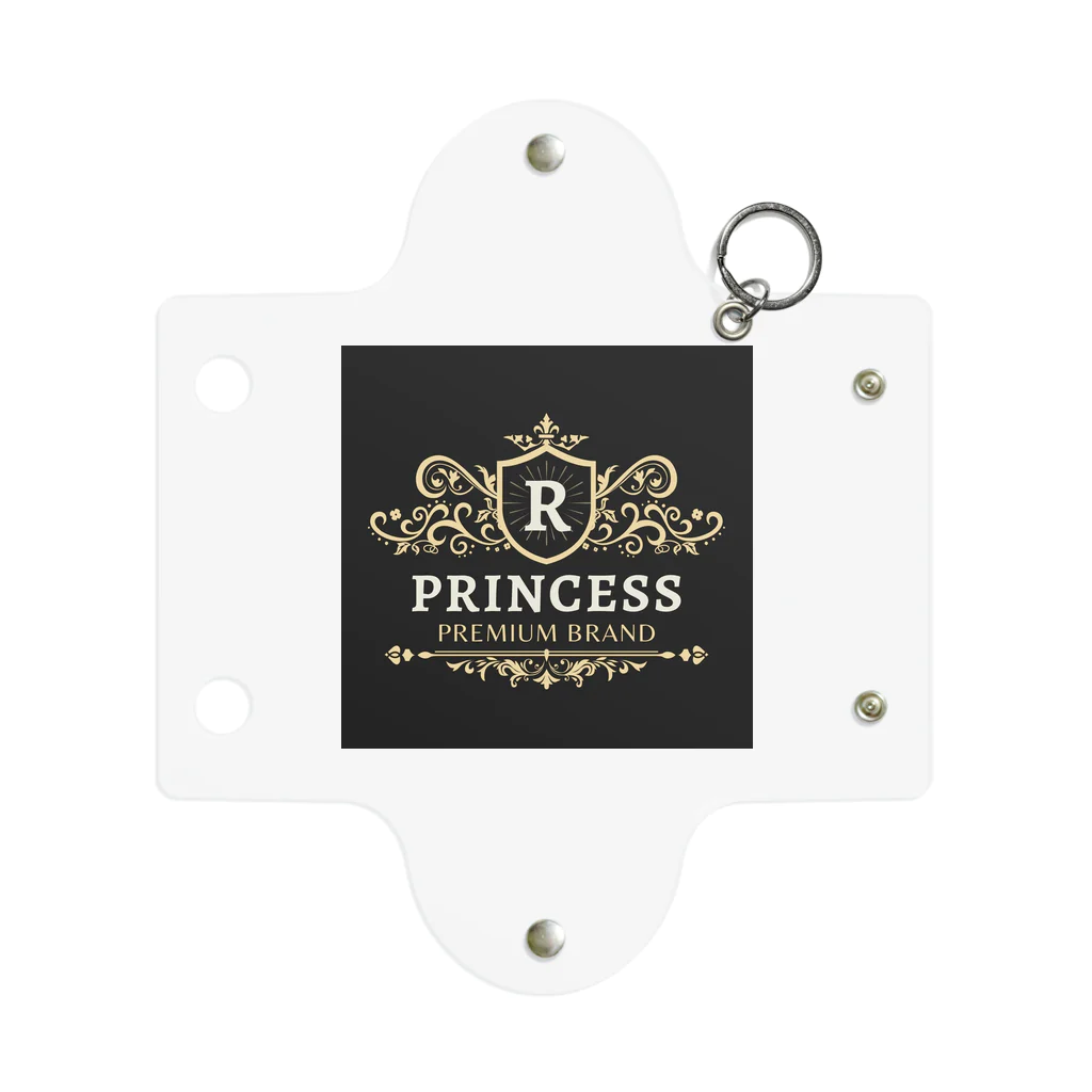 ROYAL Princessのゴージャスロゴブランド Mini Clear Multipurpose Case