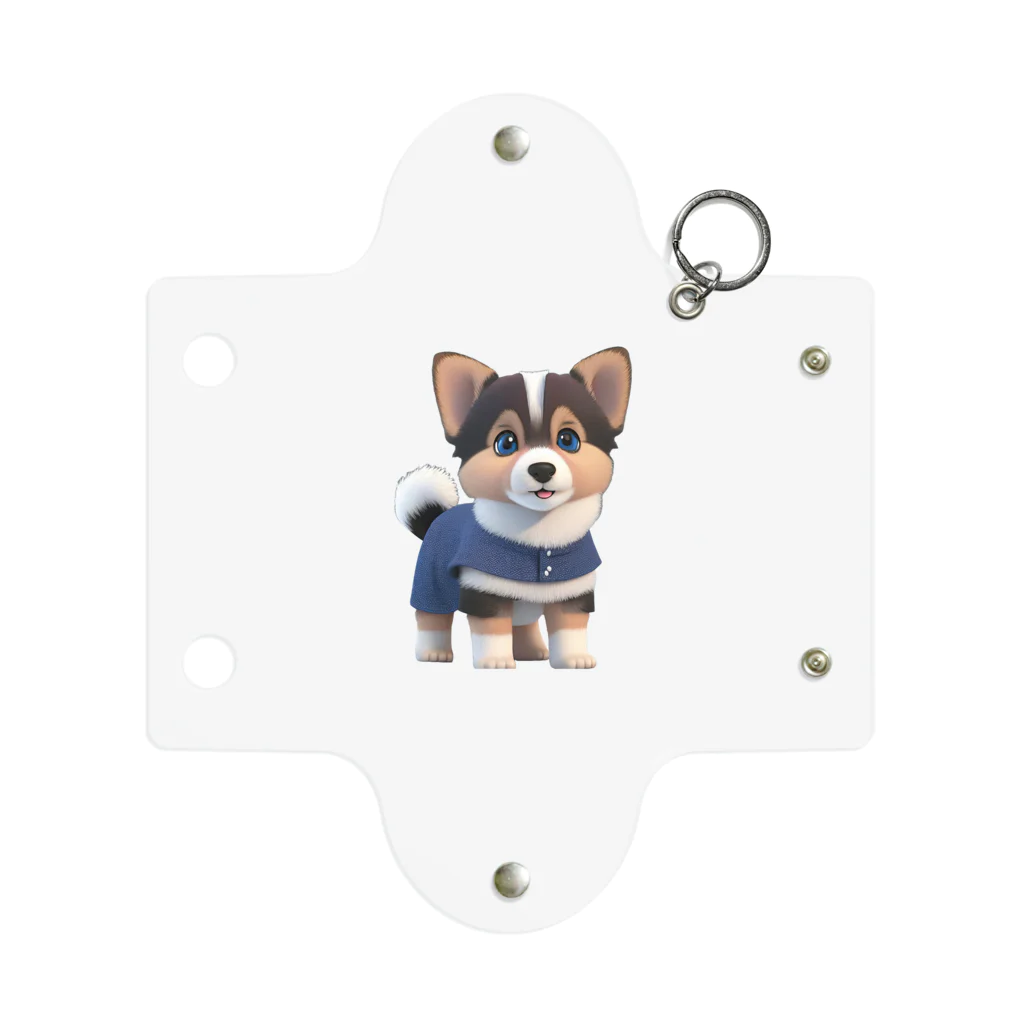 ぱんだまんの可愛い３D犬 Mini Clear Multipurpose Case