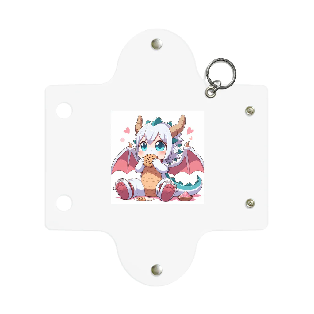 可愛らしいドラゴンのイラストグッズ店のアニメにただようかわいらしいドラゴン Mini Clear Multipurpose Case