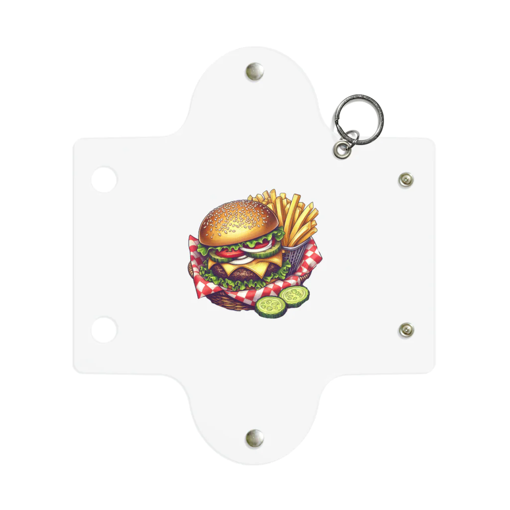 pitaco-landのチーズバーガーセット Mini Clear Multipurpose Case