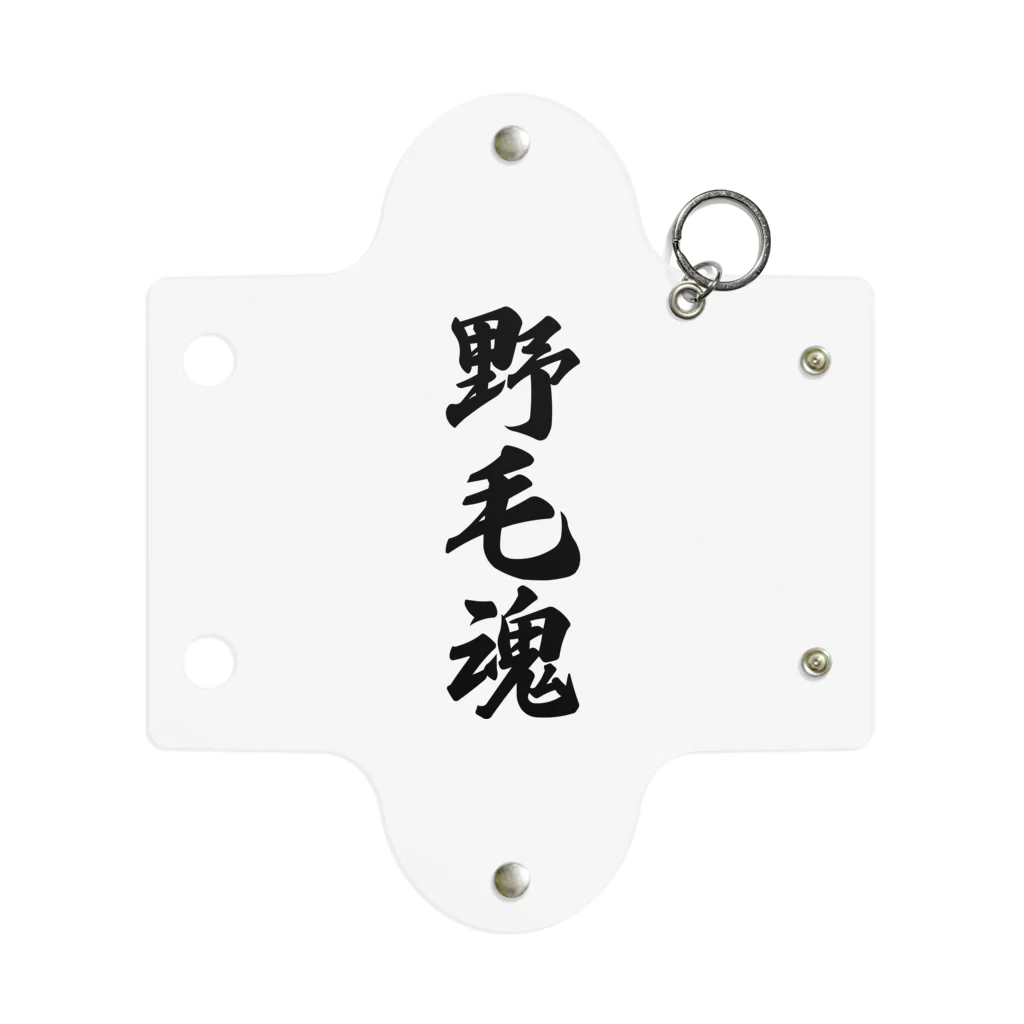 着る文字屋の野毛魂 （地元魂） Mini Clear Multipurpose Case