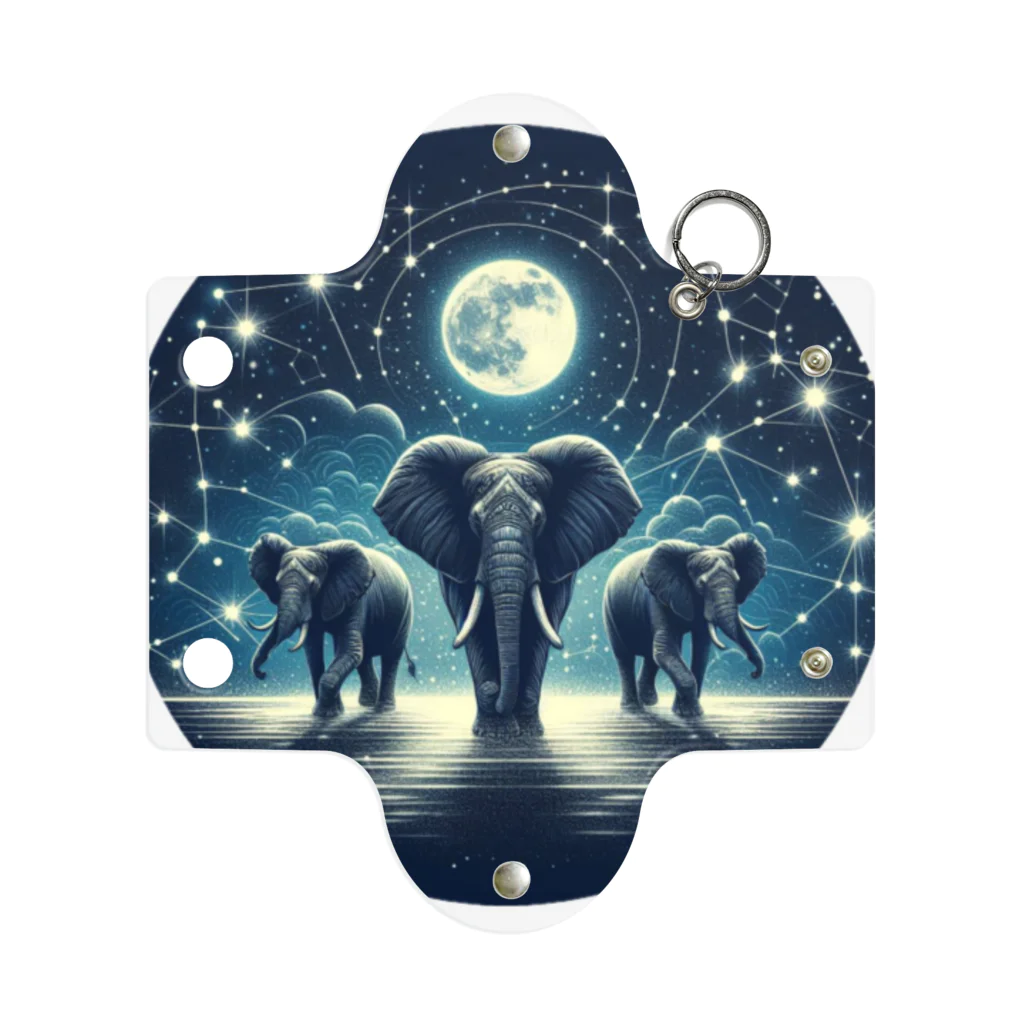 FUMYのNight  Elephant Symphonic Mini Clear Multipurpose Case