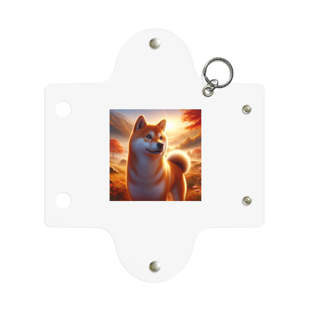 ANTARESの夕方の黄昏　柴犬 Mini Clear Multipurpose Case