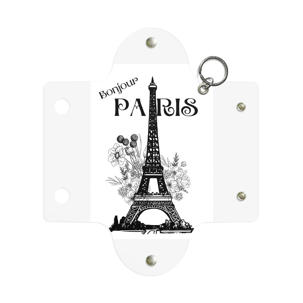 Mon cher amiのeiffel tower Mini Clear Multipurpose Case