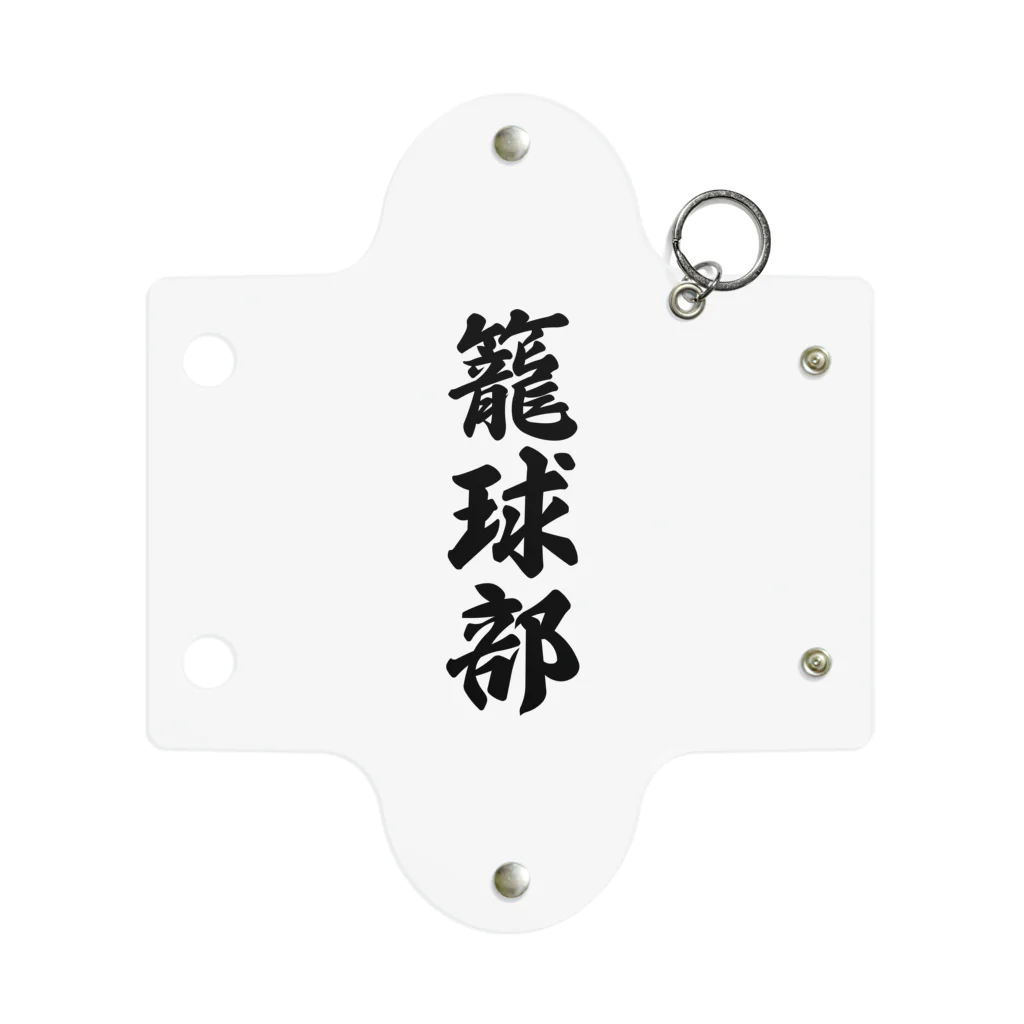 着る文字屋の籠球部（バスケットボール部） Mini Clear Multipurpose Case