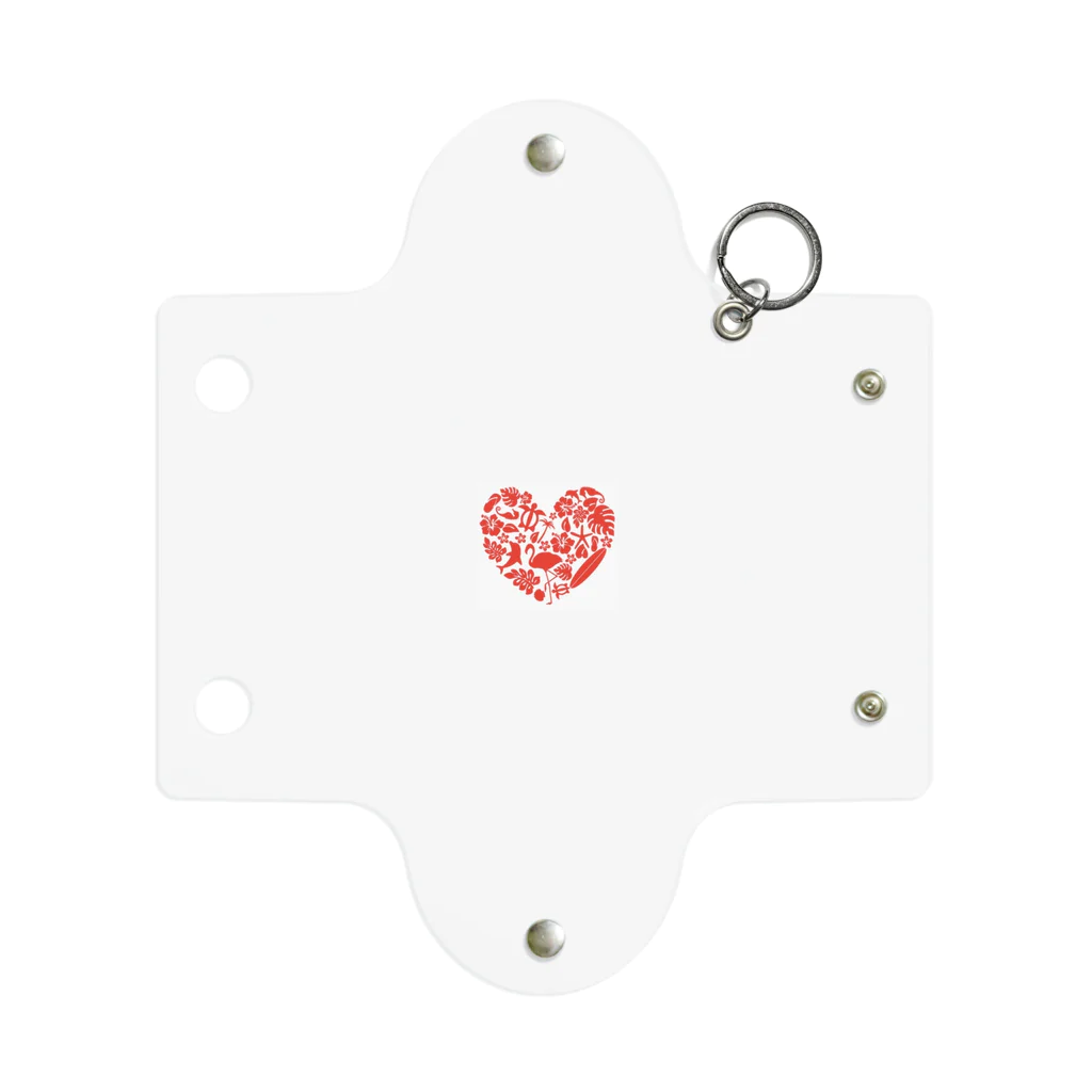 Angel  SmileのHawaiian Heart Mini Clear Multipurpose Case