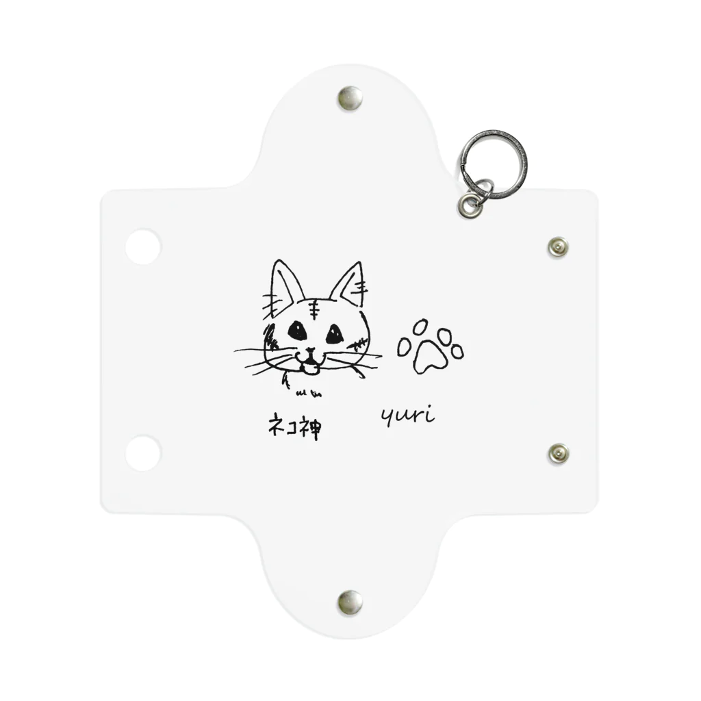 yuritomeのネコ神　(チャーちゃん)　ユリ作品２ Mini Clear Multipurpose Case