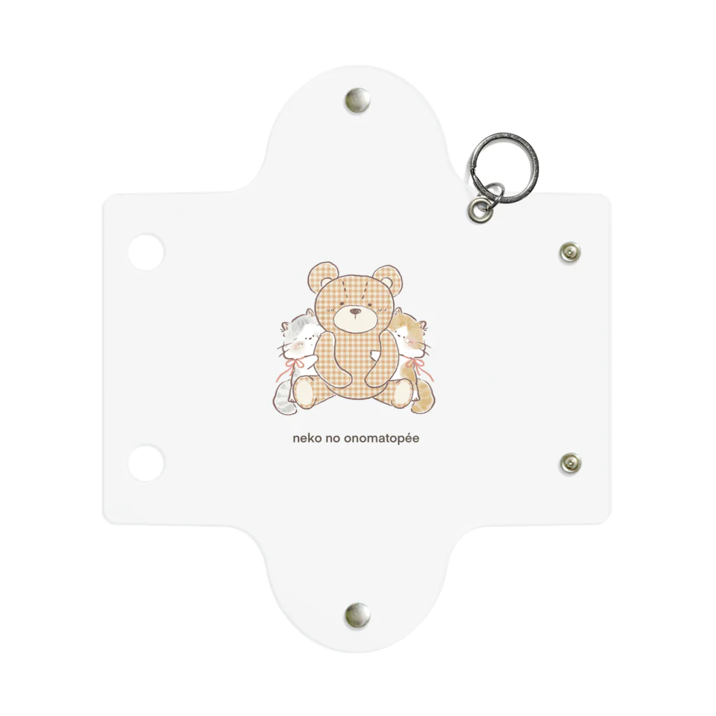 neko no onomatopéeのテディベアちゃん Mini Clear Multipurpose Case