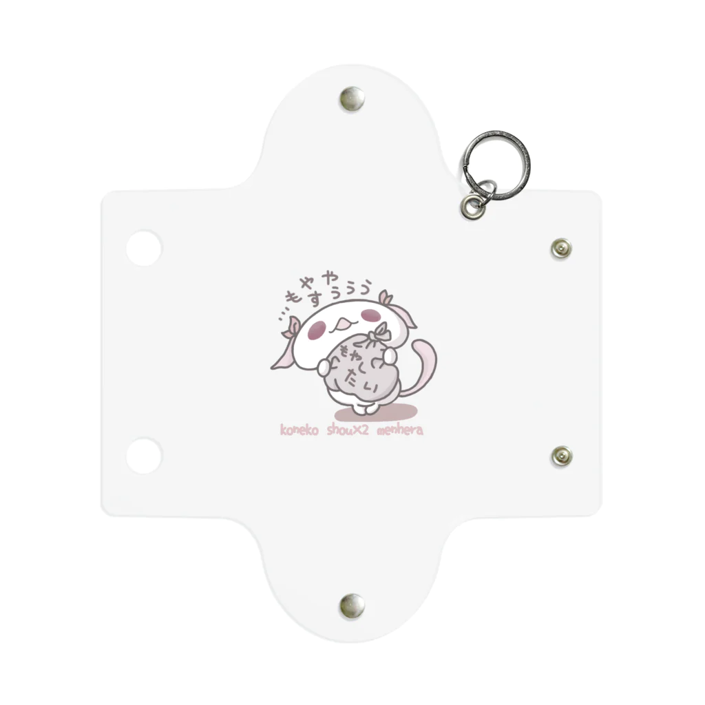 itsuto-こねこしょうしょうめんへらの「もえるごみの日」 Mini Clear Multipurpose Case