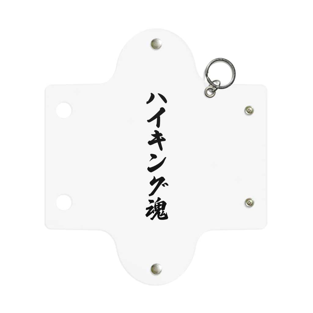 着る文字屋のハイキング魂 Mini Clear Multipurpose Case