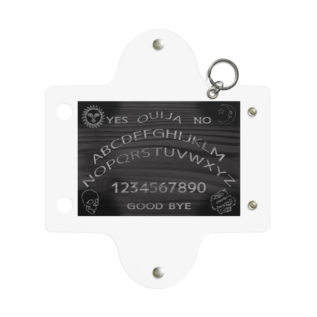 Ａ’ｚｗｏｒｋＳのBLACK OUIJA BOARD Mini Clear Multipurpose Case