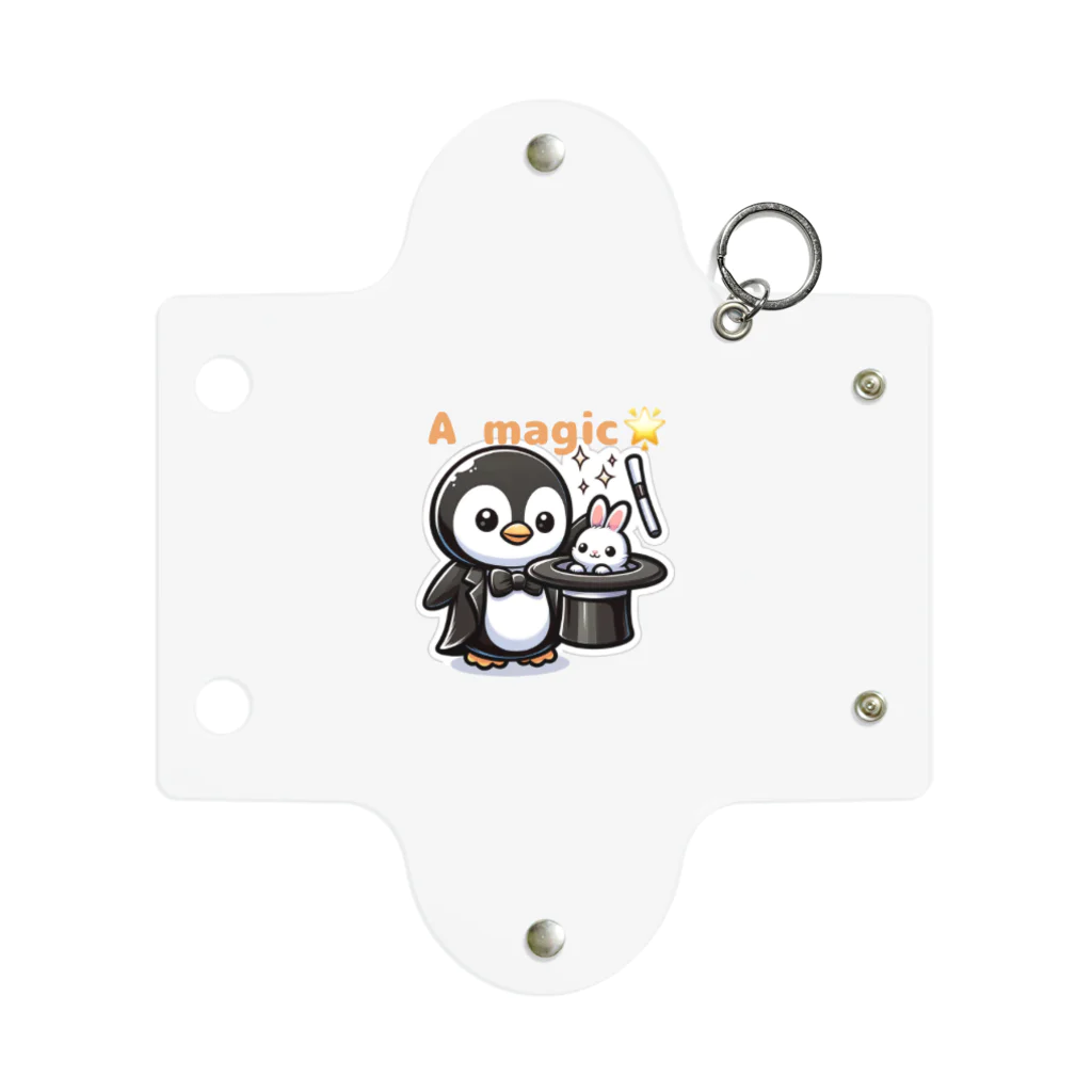 tsukino-utenaのおめかしPenguin、魔法使いになる。 Mini Clear Multipurpose Case