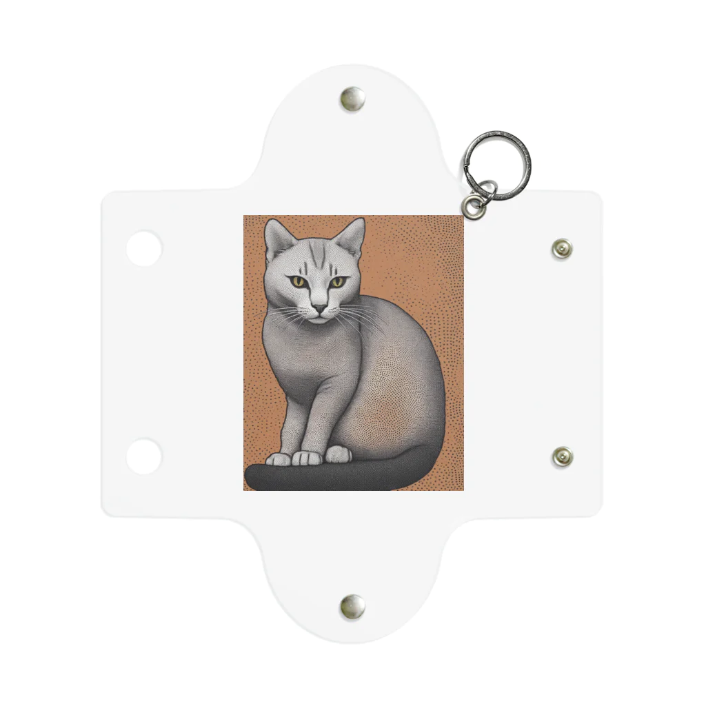 F2 Cat Design Shopのhairless cat 001 ミニクリアマルチケース
