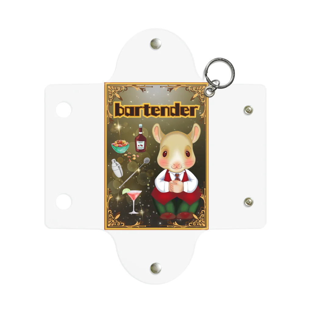 にーちゃんのパーテンダー修行のチンチラねずみの『にぃちゃん』🐭② Mini Clear Multipurpose Case